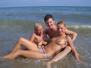 topless beach teens